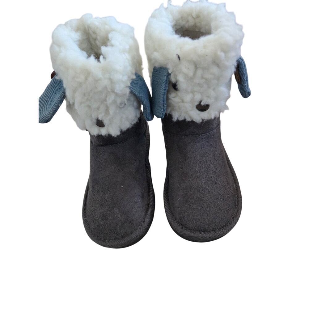 Arctic Paw Gray Puppy Face Boots